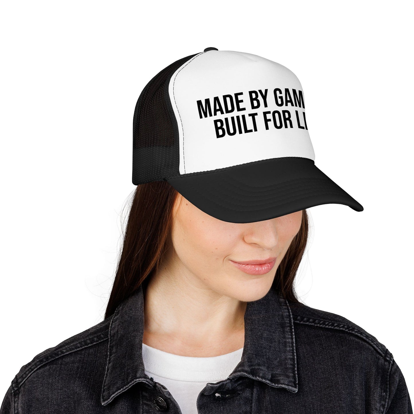 Made by Gamers Built for Life Foam Mesh Trucker Hat