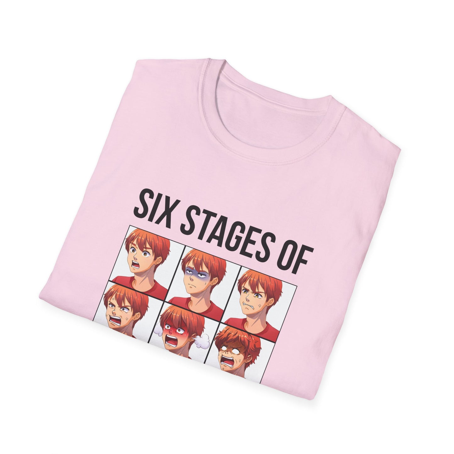 Six Stages of Gamer Rage (Male Version)