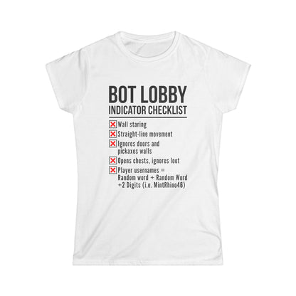 Bot Lobby Indicator Checklist