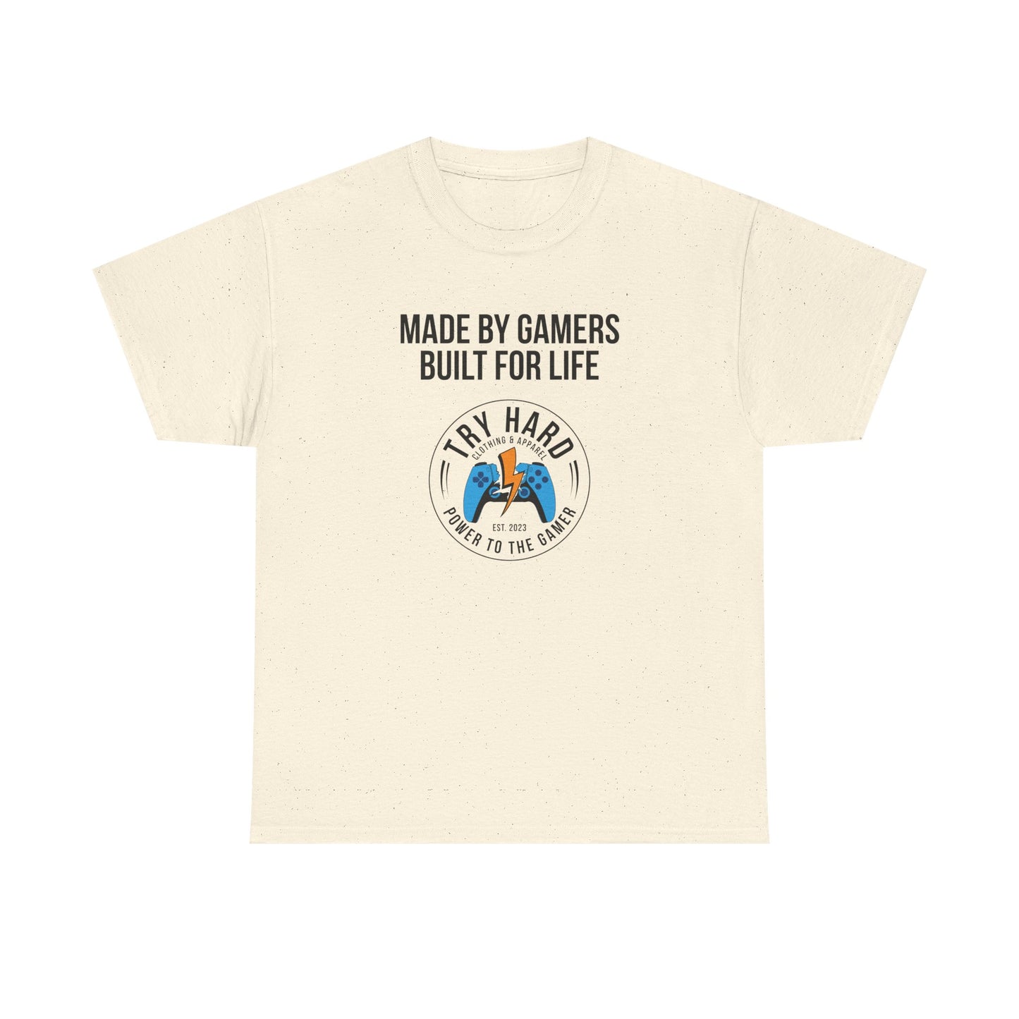 Made By Gamers, Built For Life (Try Hard Logo - Color)