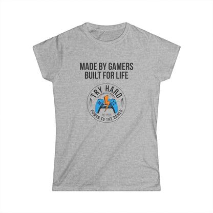 Made By Gamers, Built For Life (Try Hard Logo - Color)