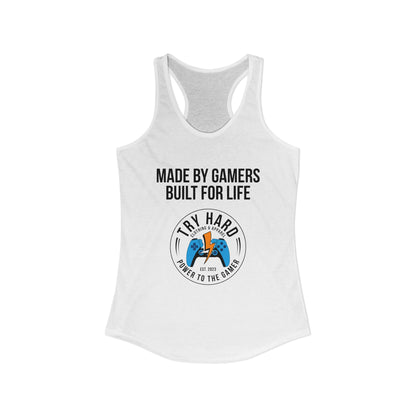 Made By Gamers, Built For Life (Try Hard Logo - Color)