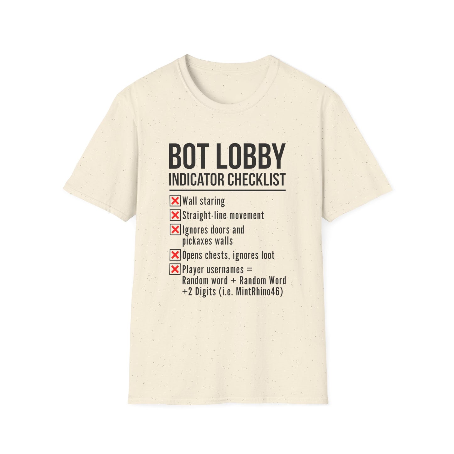 Bot Lobby Indicator Checklist