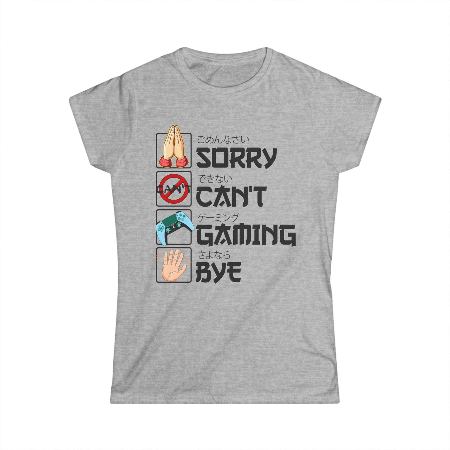 Sorry. Can't. Gaming. Bye. (Anime Version)