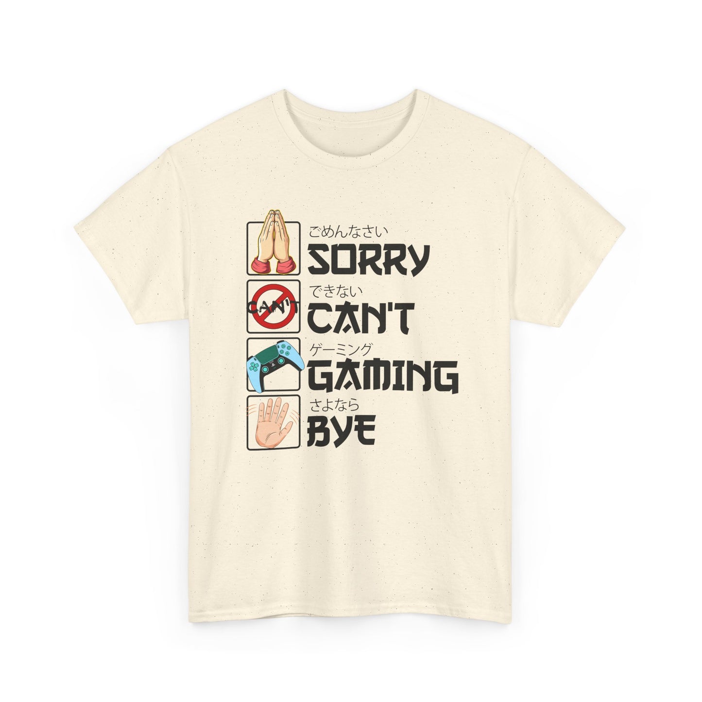 Sorry. Can't. Gaming. Bye. (Anime Version)