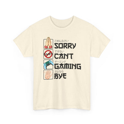 Sorry. Can't. Gaming. Bye. (Anime Version)