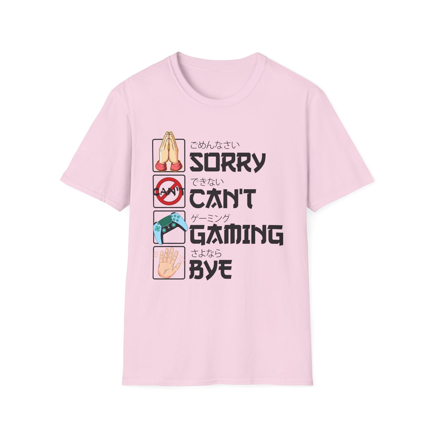 Sorry. Can't. Gaming. Bye. (Anime Version)