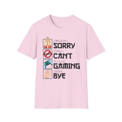 Sorry. Can't. Gaming. Bye. (Anime Version)