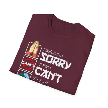 Sorry. Can't. Gaming. Bye. (Anime Version)