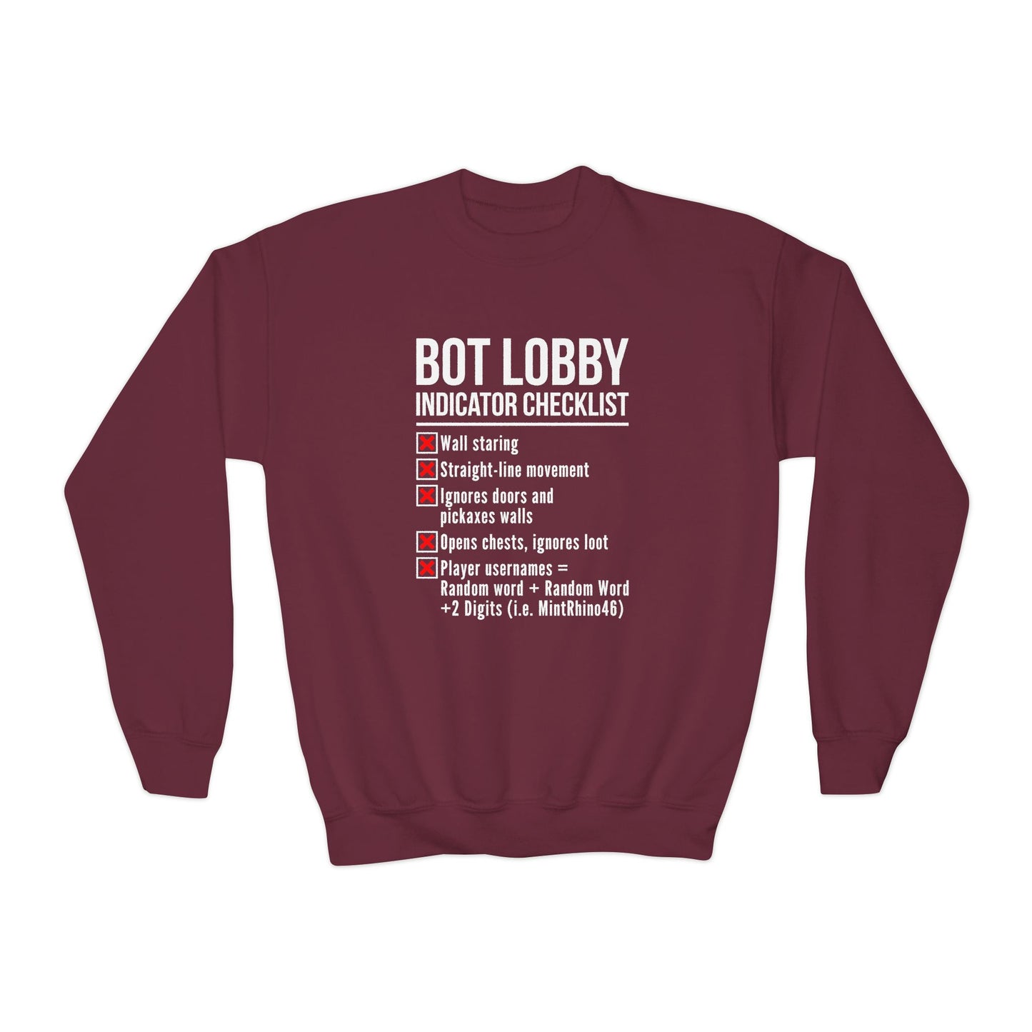 Bot Lobby Indicator Checklist