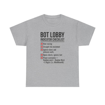 Bot Lobby Indicator Checklist