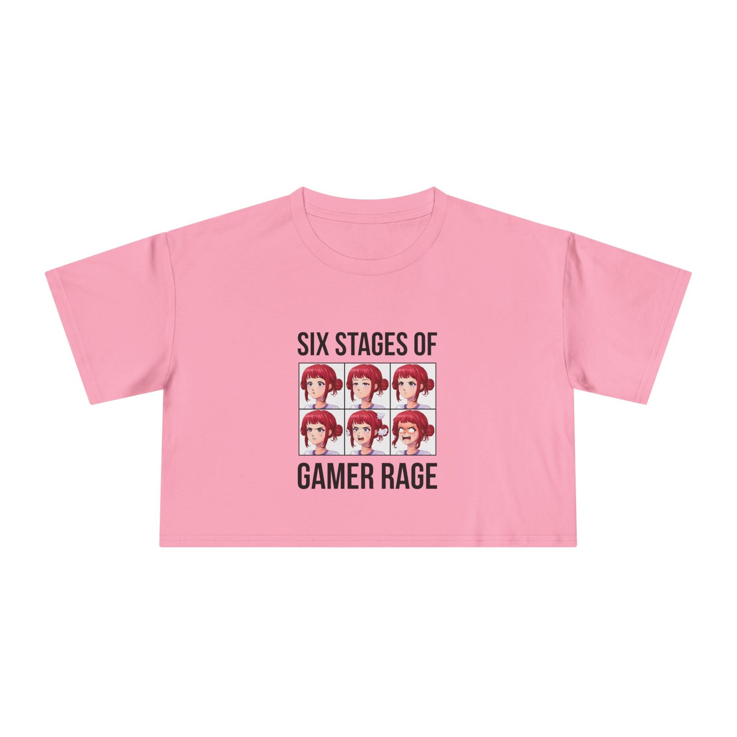 Six Stages of Gamer Rage (Female Version)