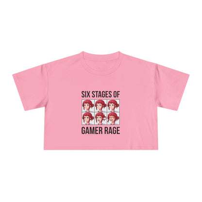 Six Stages of Gamer Rage (Female Version)