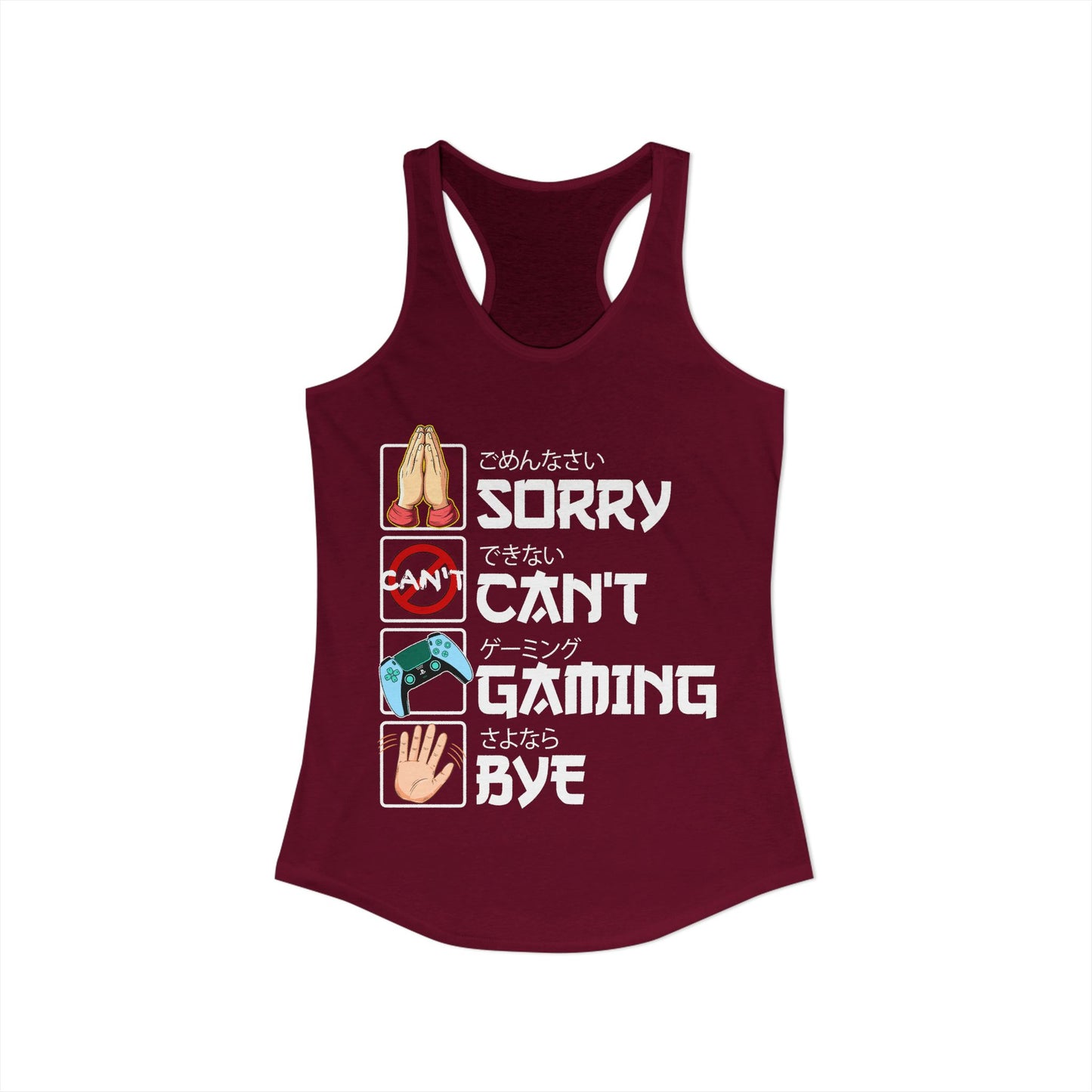 Sorry. Can't. Gaming. Bye. (Anime Version)