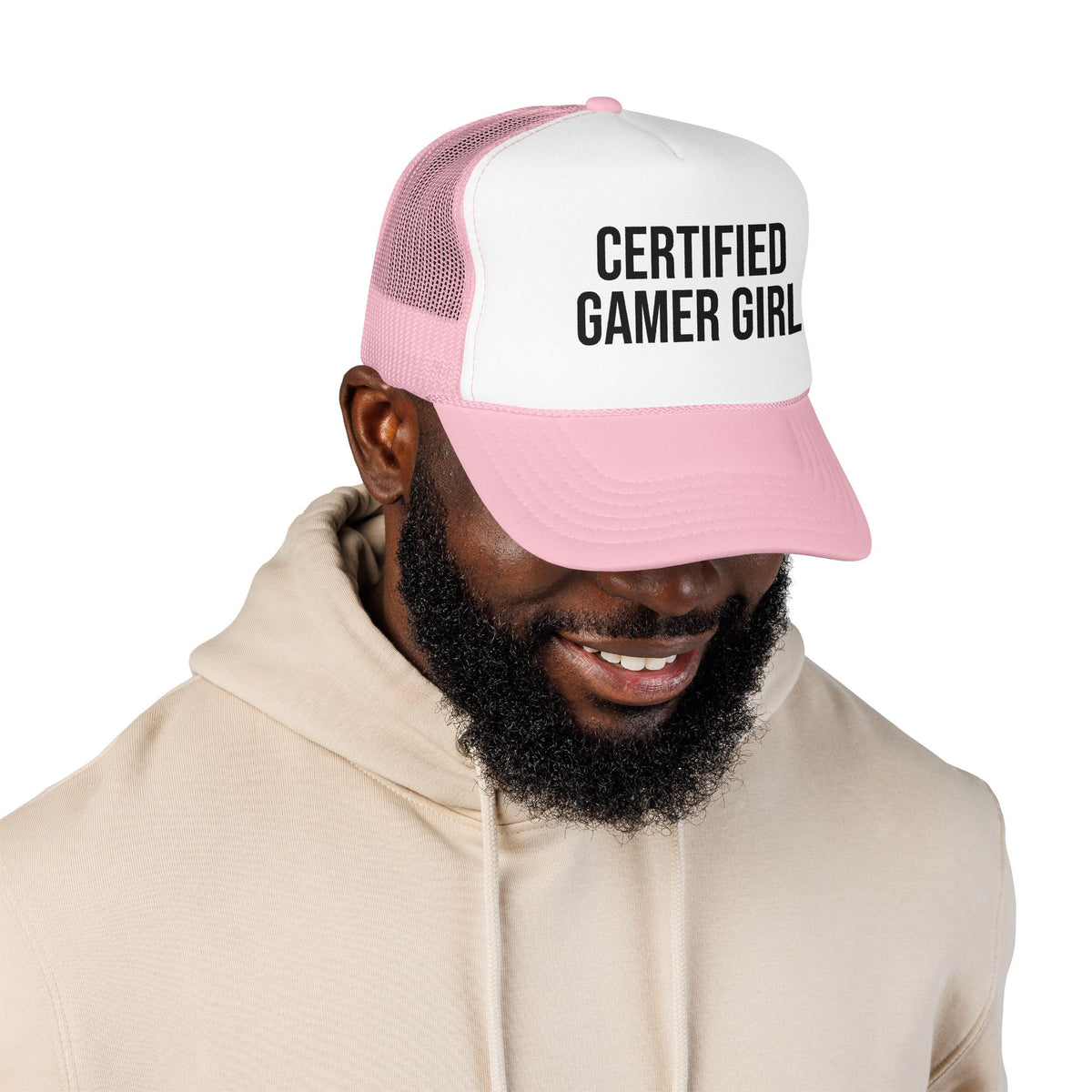 Certified Gamer Girl Foam Mesh Trucker Hat