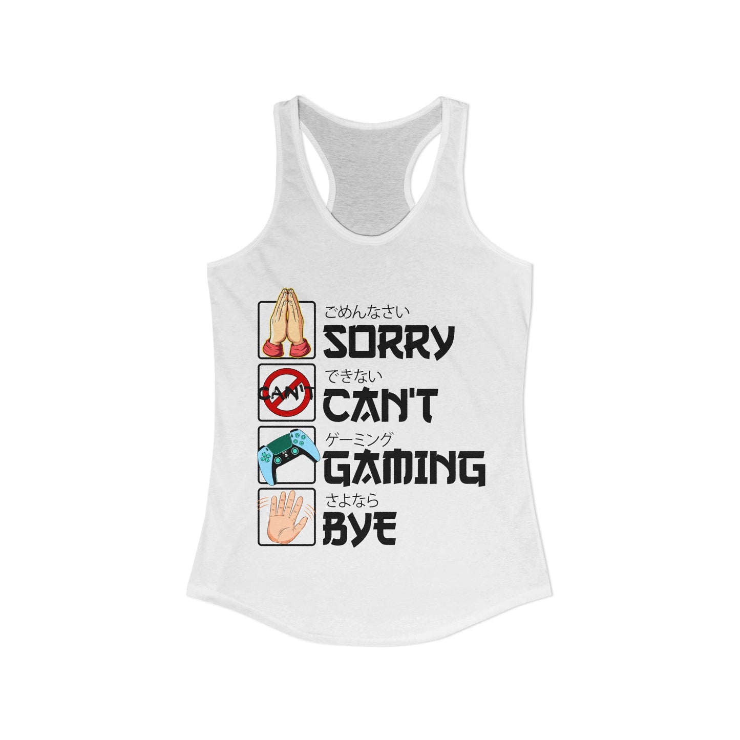 Sorry. Can't. Gaming. Bye. (Anime Version)