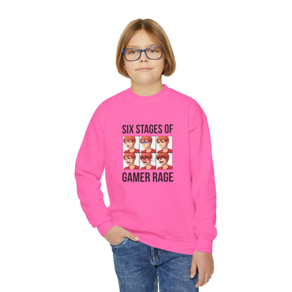 Six Stages of Gamer Rage (Male Version)