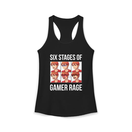 Six Stages of Gamer Rage (Male Version)