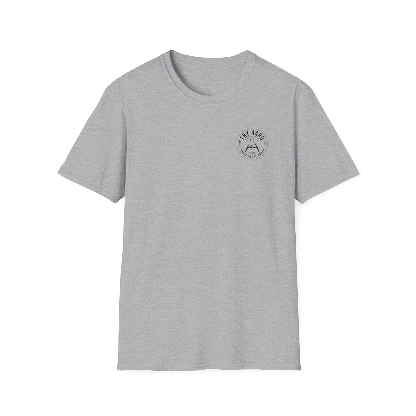 Try Hard Logo - Black & White