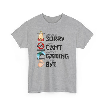 Sorry. Can't. Gaming. Bye. (Anime Version)