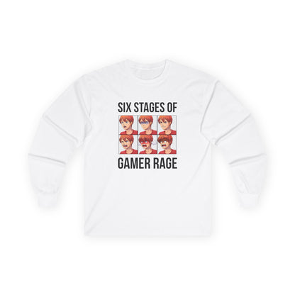Six Stages of Gamer Rage (Male Version)