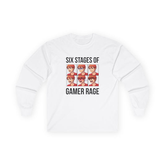 Six Stages of Gamer Rage (Male Version)