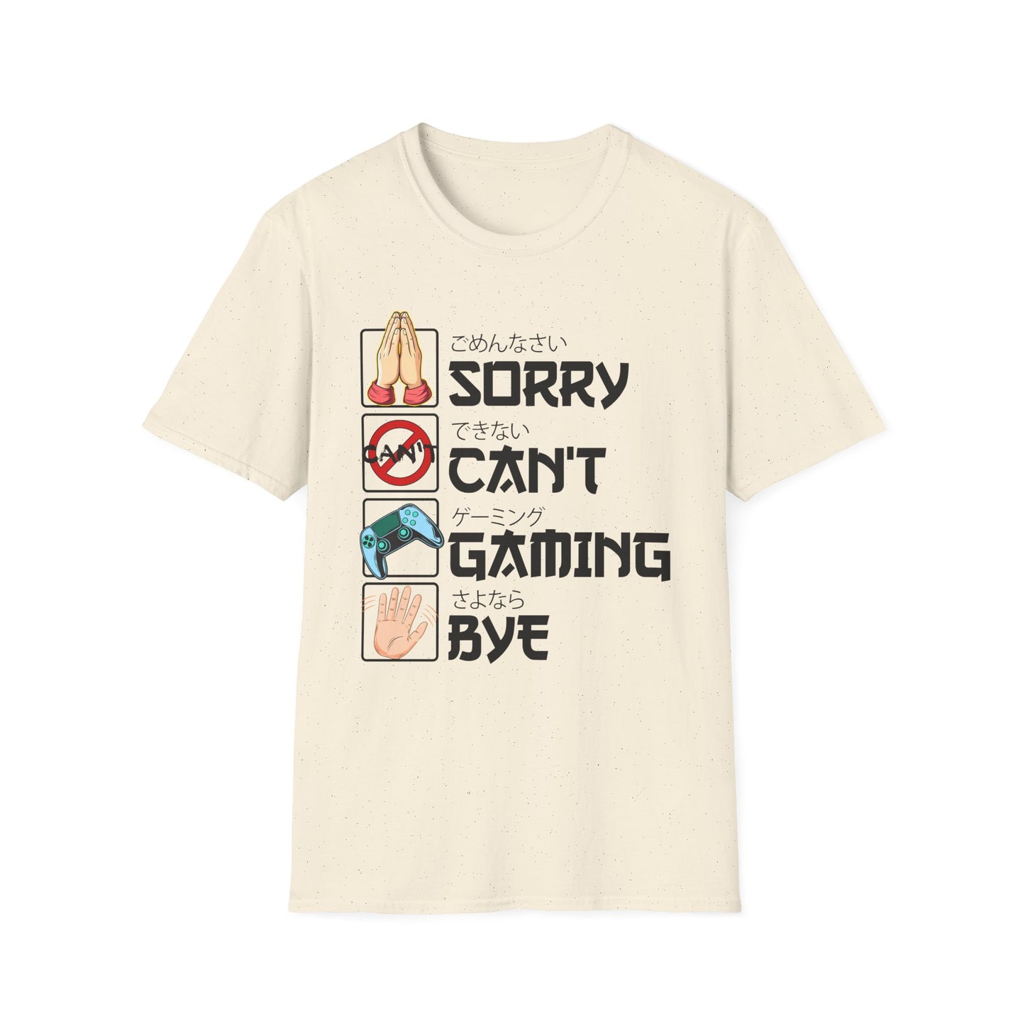 Sorry. Can't. Gaming. Bye. (Anime Version)