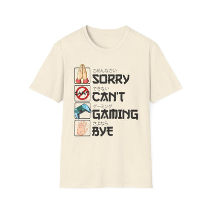 Sorry. Can't. Gaming. Bye. (Anime Version)