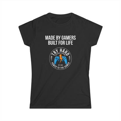 Made By Gamers, Built For Life (Try Hard Logo - Color)