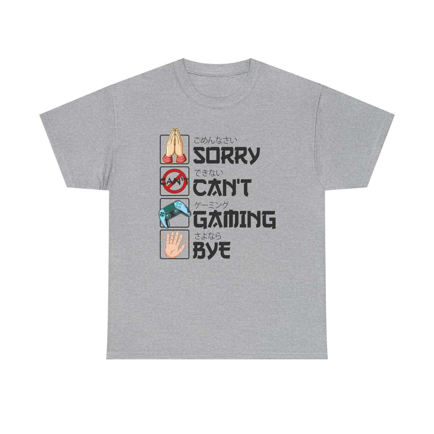 Sorry. Can't. Gaming. Bye. (Anime Version)