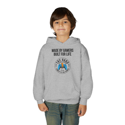 Made By Gamers, Built For Life (Try Hard Logo - Color)