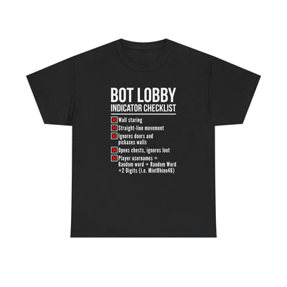 Bot Lobby Indicator Checklist