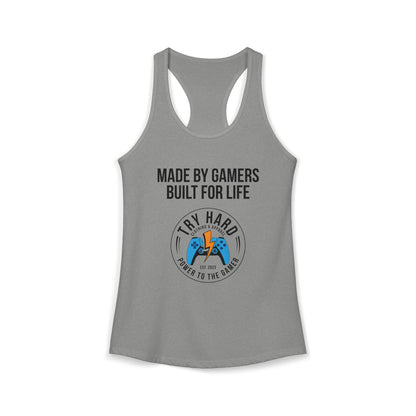 Made By Gamers, Built For Life (Try Hard Logo - Color)
