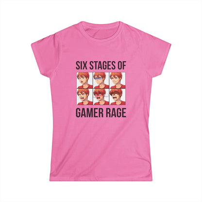 Six Stages of Gamer Rage (Male Version)