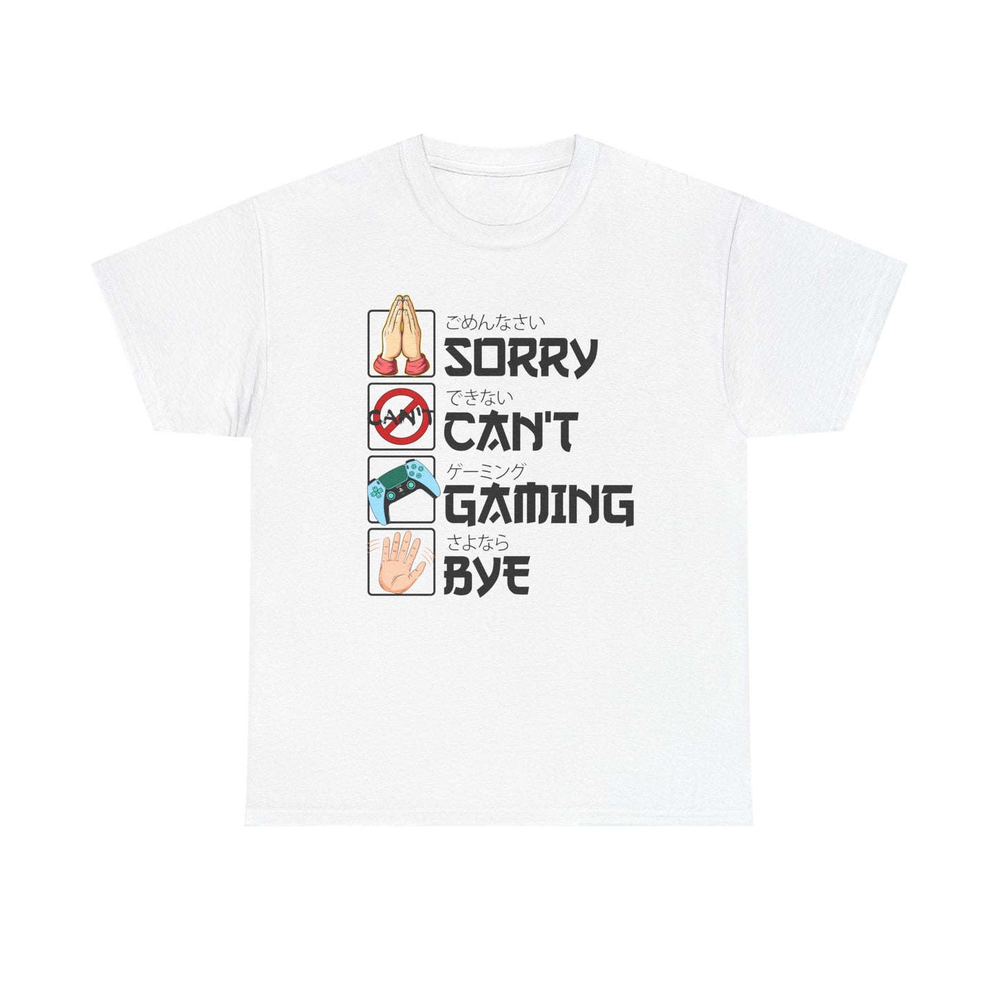 Sorry. Can't. Gaming. Bye. (Anime Version)