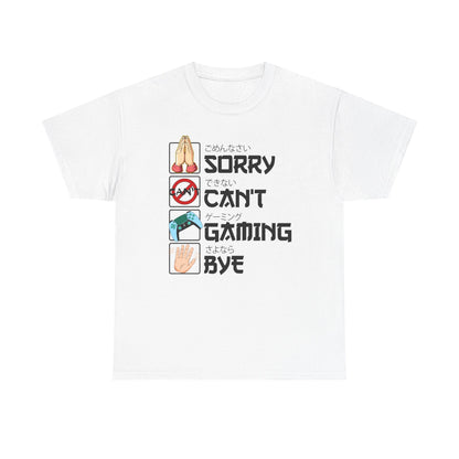 Sorry. Can't. Gaming. Bye. (Anime Version)