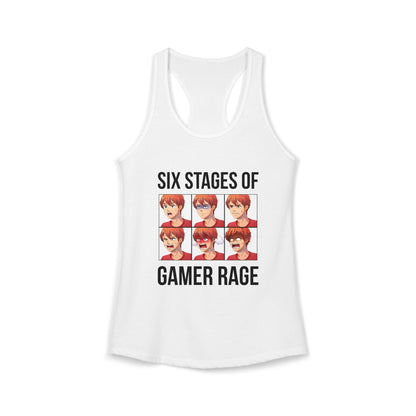 Six Stages of Gamer Rage (Male Version)