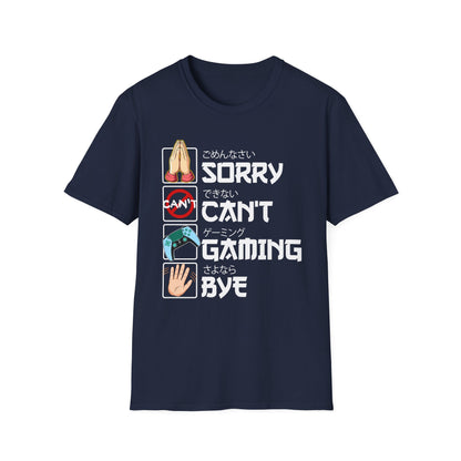 Sorry. Can't. Gaming. Bye. (Anime Version)