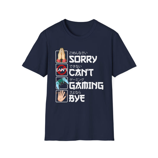 Sorry. Can't. Gaming. Bye. (Anime Version)