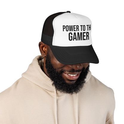 Power to the Gamer Foam Mesh Trucker Hat