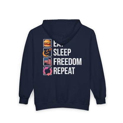 Eat. Sleep. Freedom. Repeat.