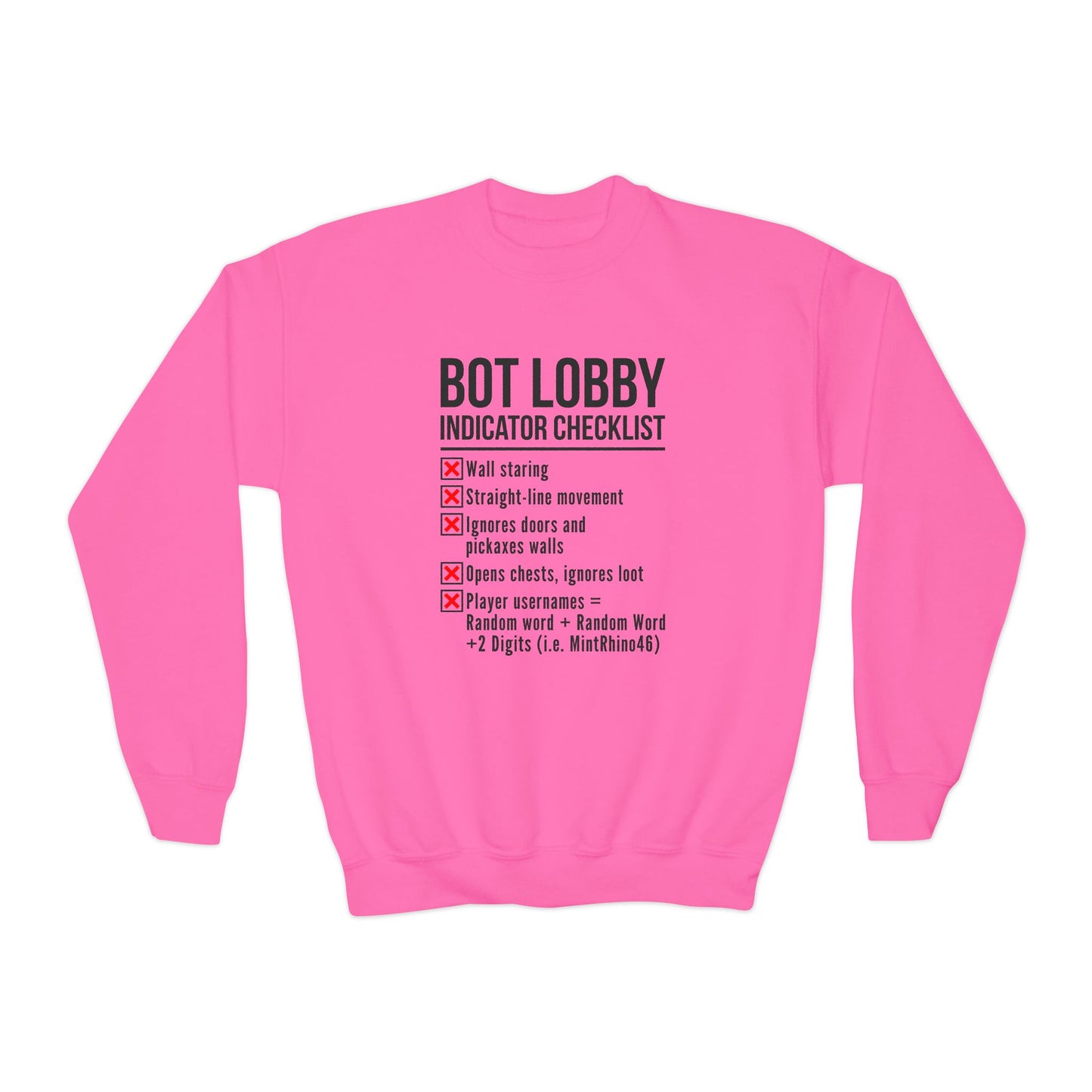 Bot Lobby Indicator Checklist