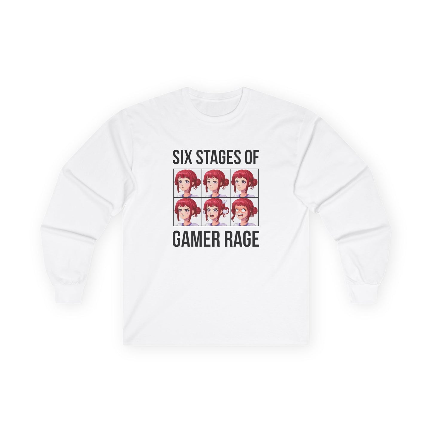 Six Stages of Gamer Rage (Female Version)