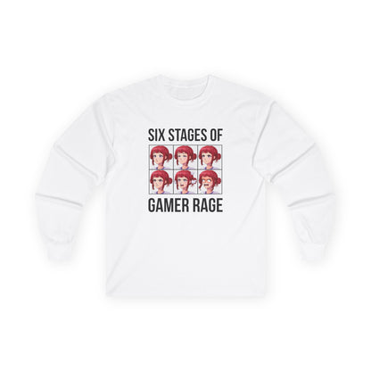 Six Stages of Gamer Rage (Female Version)