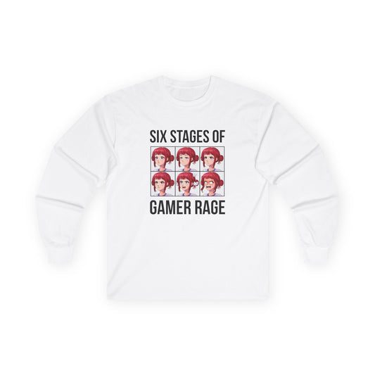 Six Stages of Gamer Rage (Female Version)