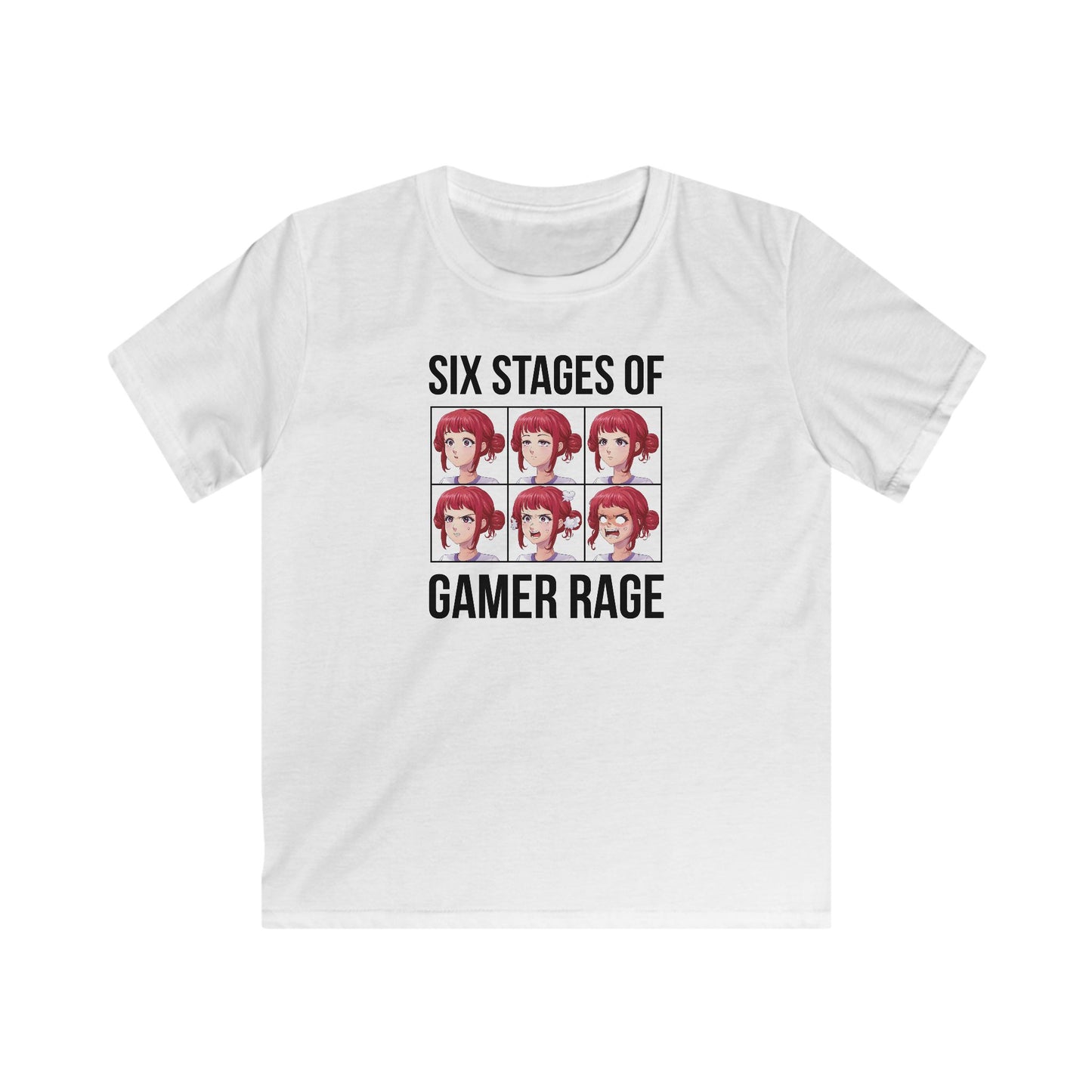 Six Stages of Gamer Rage (Female Version)