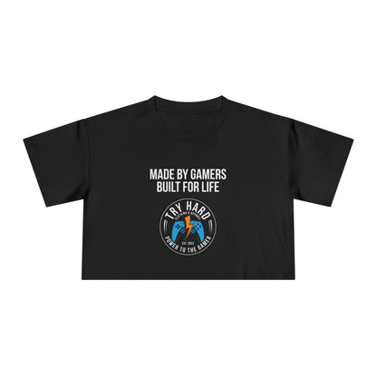 Made By Gamers, Built For Life (Try Hard Logo - Color)