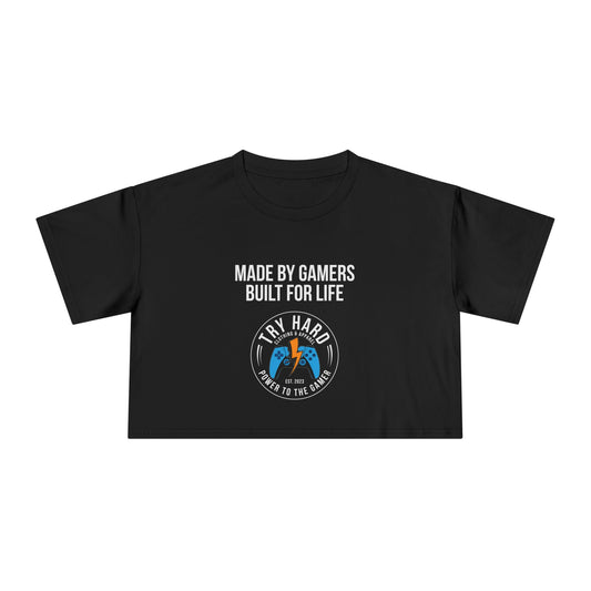 Made By Gamers, Built For Life (Try Hard Logo - Color)