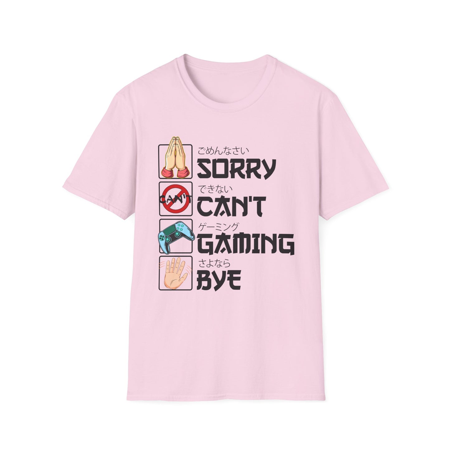 Sorry. Can't. Gaming. Bye. (Anime Version)