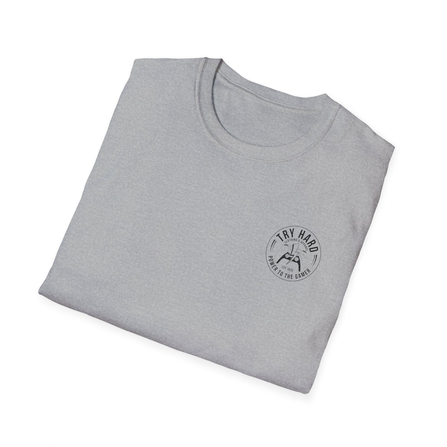 Try Hard Logo - Black & White